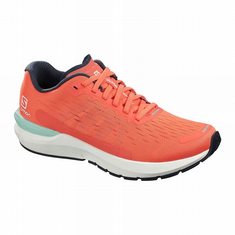Salomon SONIC 3 BALANCE W - Womens Running Shoes - Brown/White - NZ (96478-IYSV)